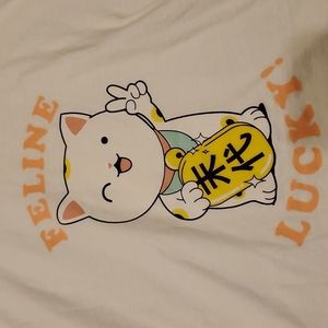 Feline Lucky Forever 21 Shirt